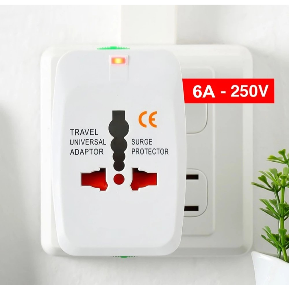Steker T Serbaguna / Colokan Listrik Kaki 3 Travel Adaptor
