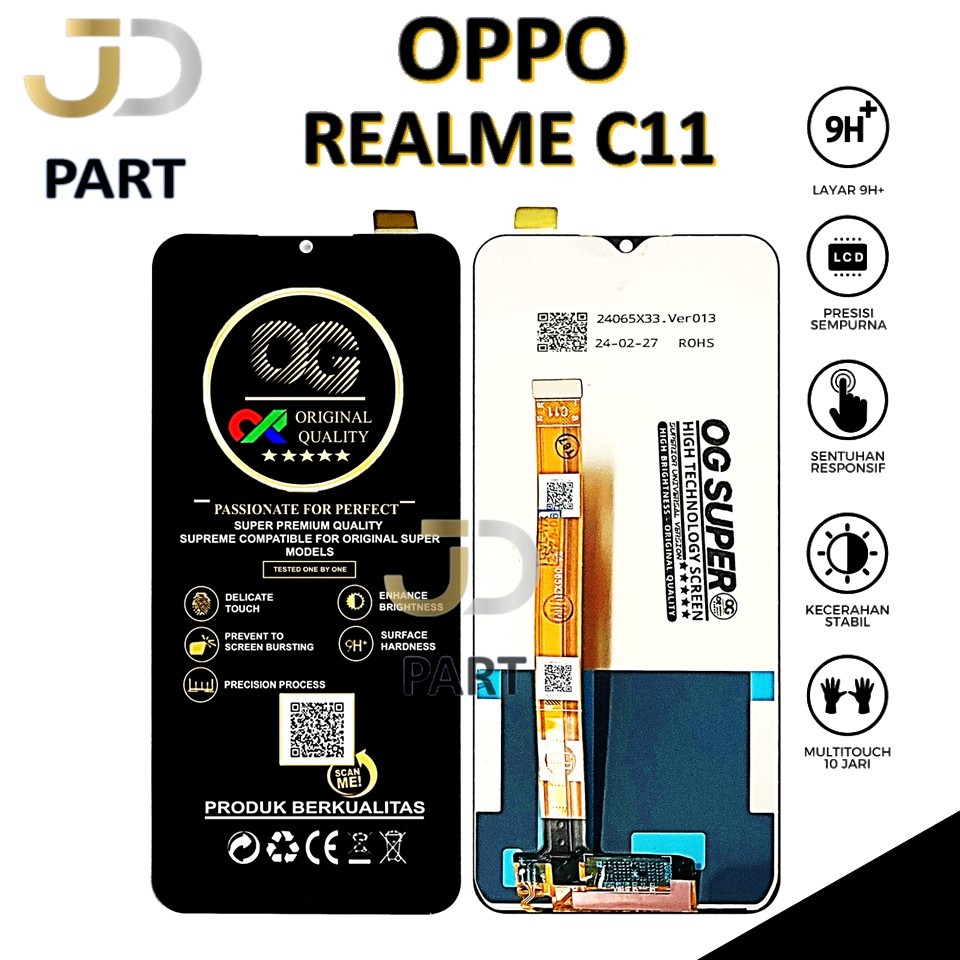 LCD TOUCHSCREEN OPPO REALME C11 ORIGINAL 100% FULLSET COMPLETE