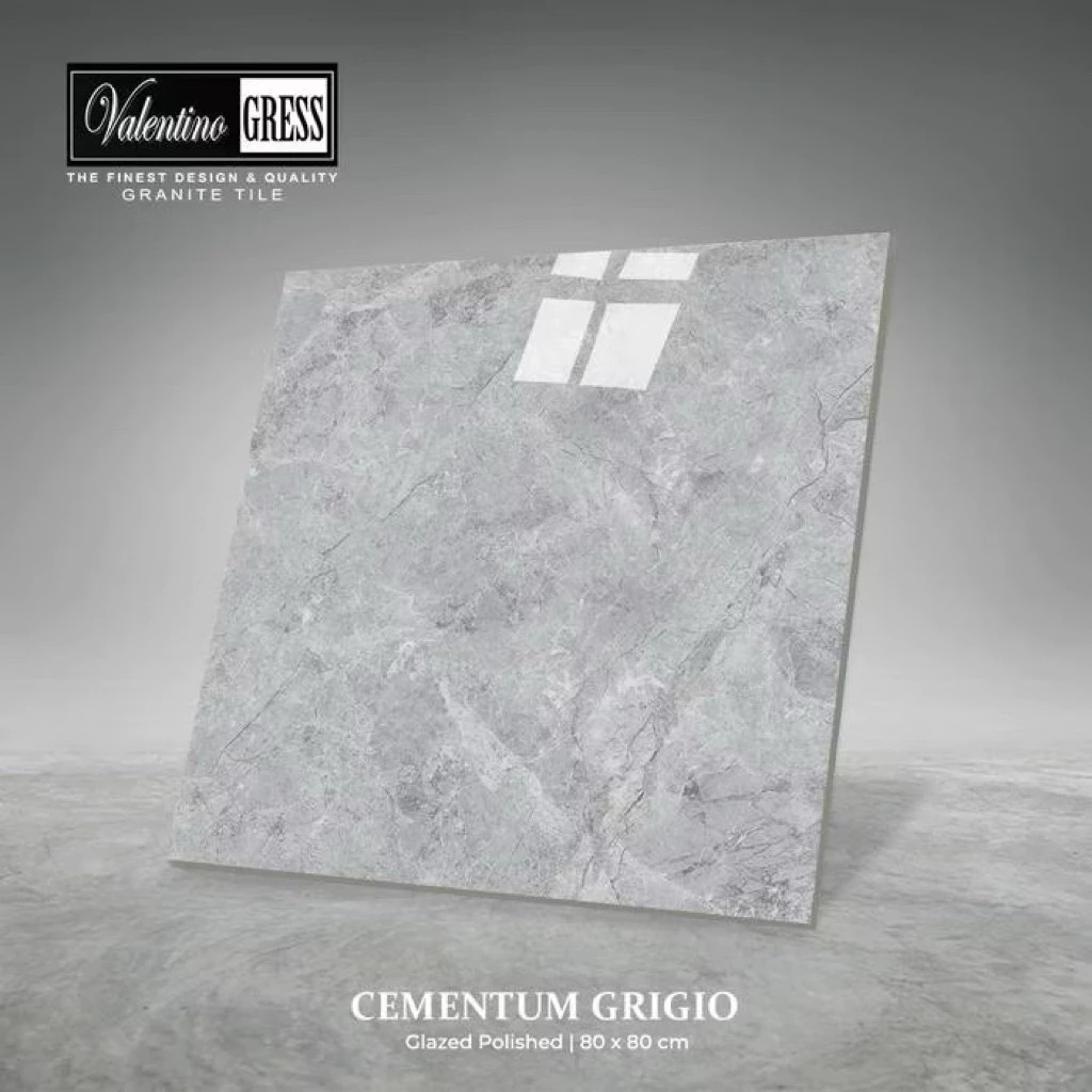 Valentino Gress Granit 80x80 Glazed Polished