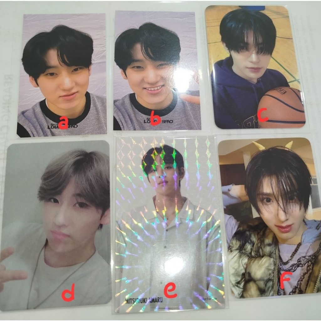 [OFFICIAL] Photocard kickflip debut dan pre debut flipit kickfit juwang minje jloud loud boys be lou