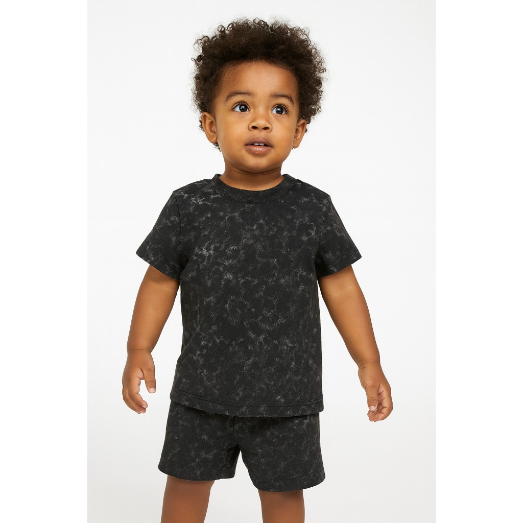 SETELAN BAJU ANAK TIE DYE ABSTRAK T-SHIRT