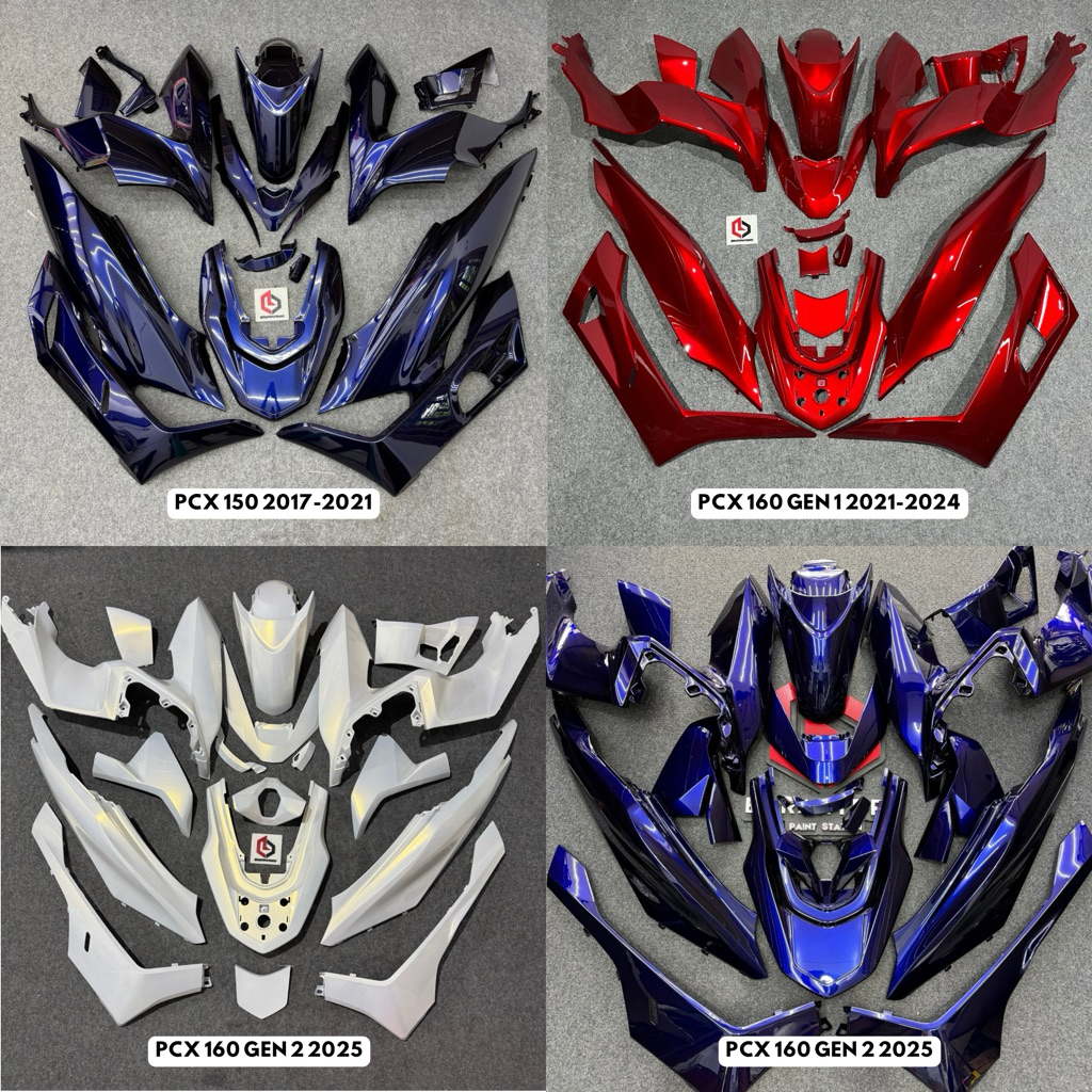 COVER FULLSET BODY HALUS PCX 150 LOKAL 2017 - 2020