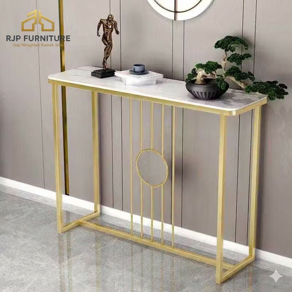 RJP FURNITURE Meja Konsol Minimalis Estetik Industrial-Zeus