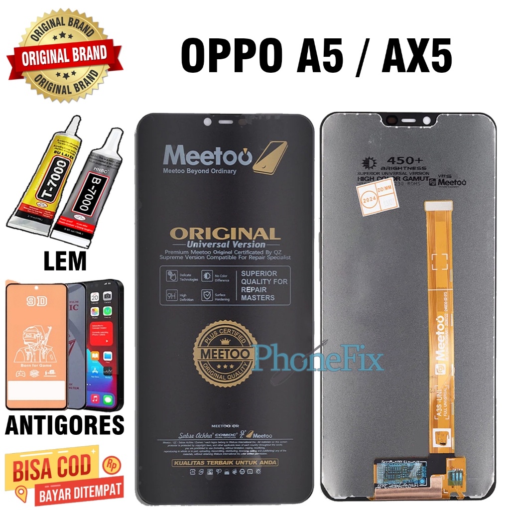 Lcd Touchscreen OPPO A5 / AX5 Original Fullset Lcd OPPO A5 / AX5 OEM Quality