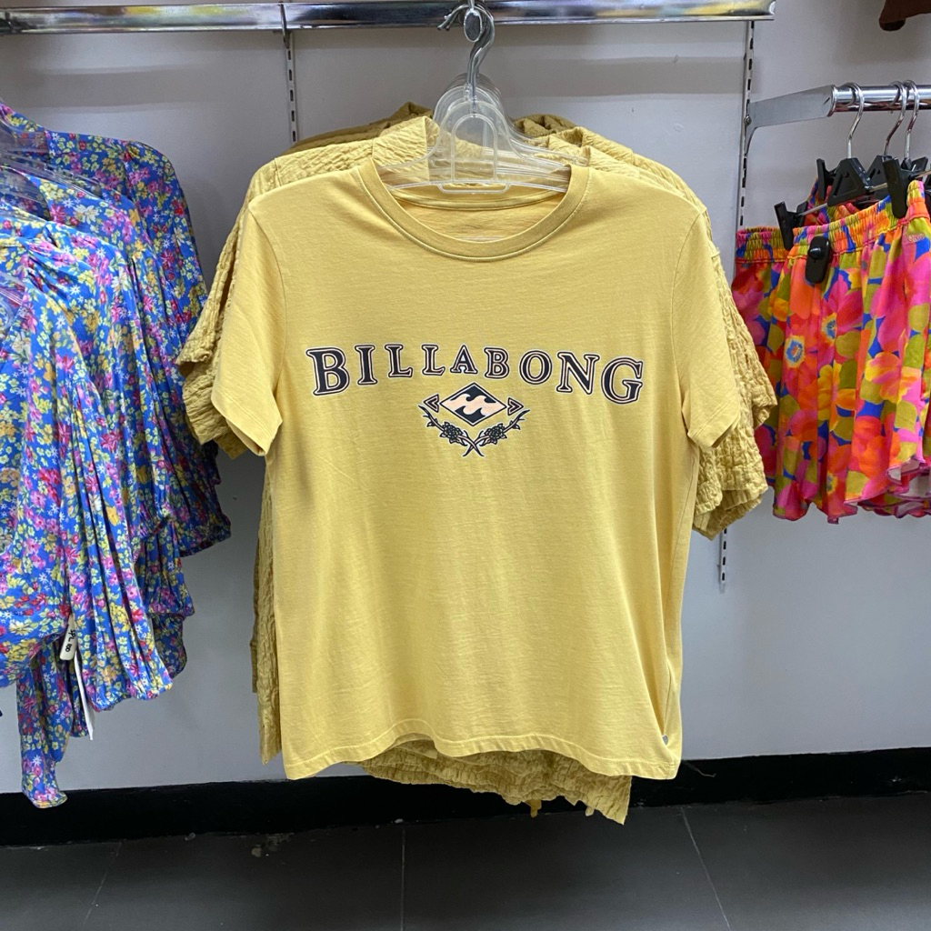 Kaos Billabong Wanita Sahara Sun Tee Yellow Original