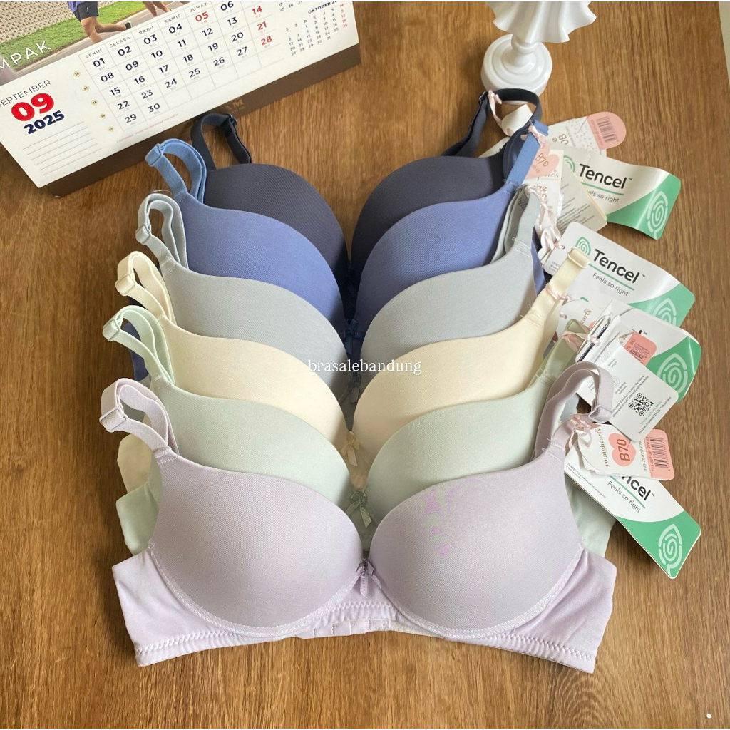 YOUNG HEARTS PUSH UP BRA BERKAWAT SIZE 34C 36C 38C 36B 32B 34B BRA BAHAN TENCEL
