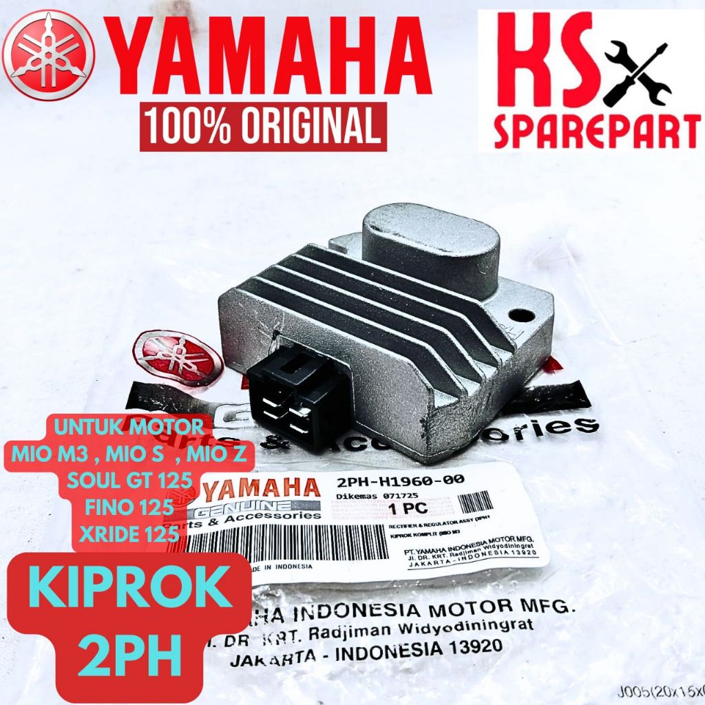 KIPROK ORIGINAL YAMAHA KODE-2PH ASLI KIPROK MIO Z-S-M3/SOUL GT 125 LED KUALITAS BAIK ASLI YAMAHA.