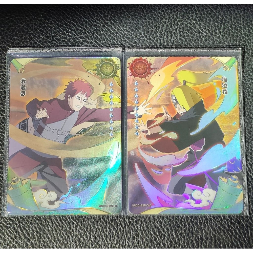 Kartu Kayou Naruto TCG Original NRCC-SSR-008 Deidara – Kartu Koleksi Anime Foil Langka