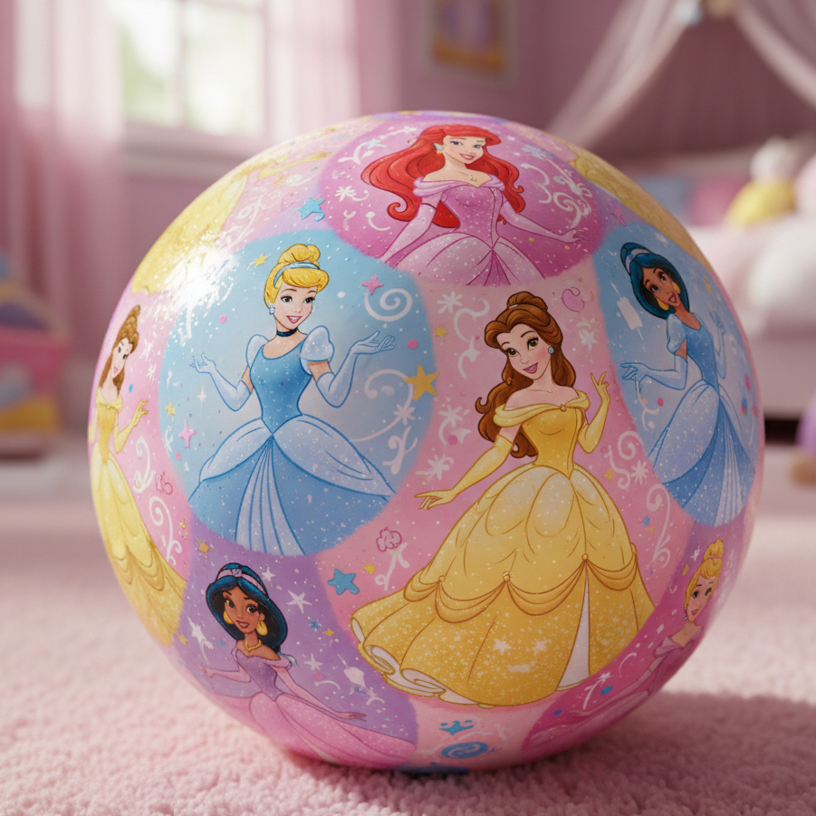 mainan bola karet karakter anak 20cm bola sepak bola karet 20cm princess boboi boy spiderman bola pa