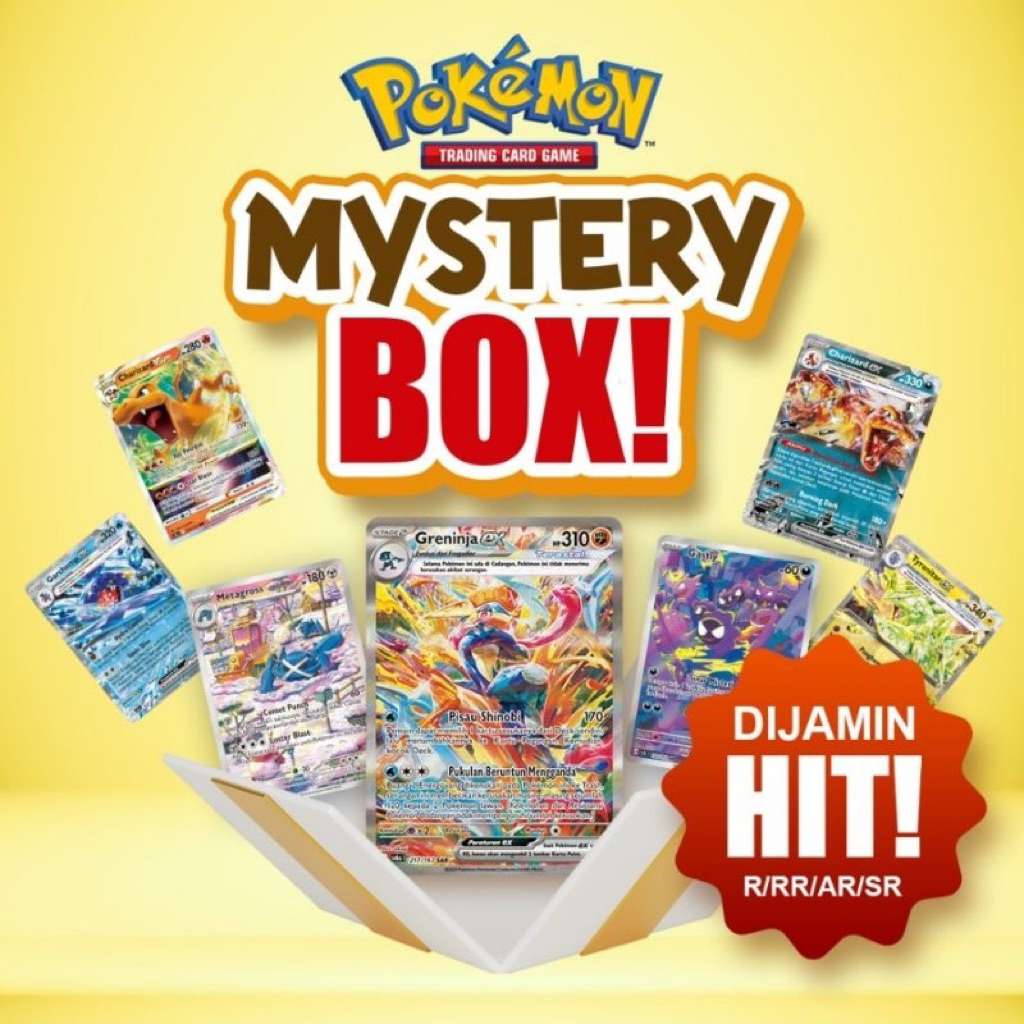 MYSTERY BOX KARTU POKEMON 100% ASLI