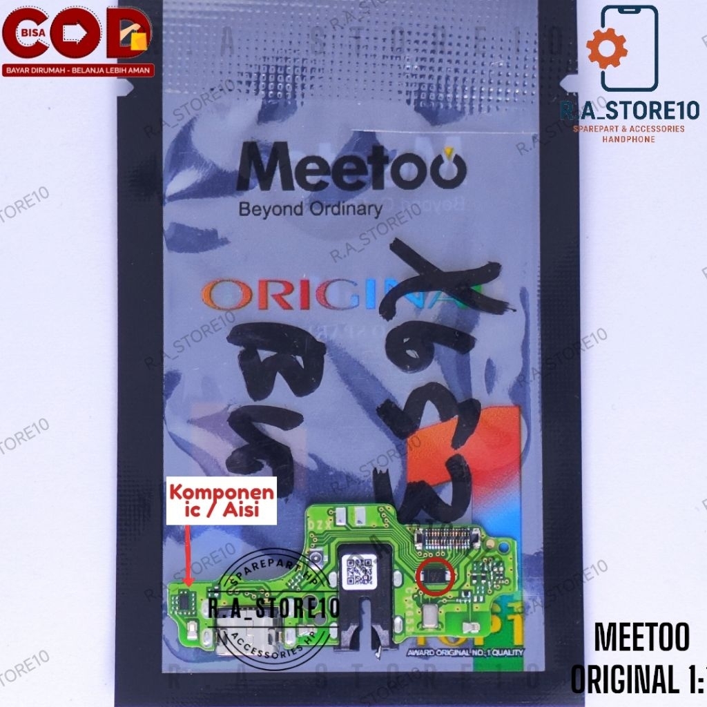 Papan Charger + IC Infinix Smart 4 X653 X653C CON T/C /HF/MIC Flexi Flexibel Flexible Fleksibel Ui B