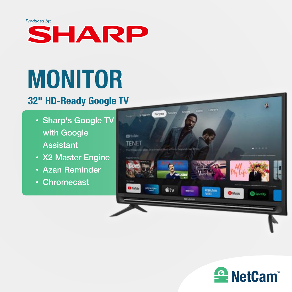 SHARP MONITOR 24" INCH / 32" INCH / 42" INCH FULL HD & 4K