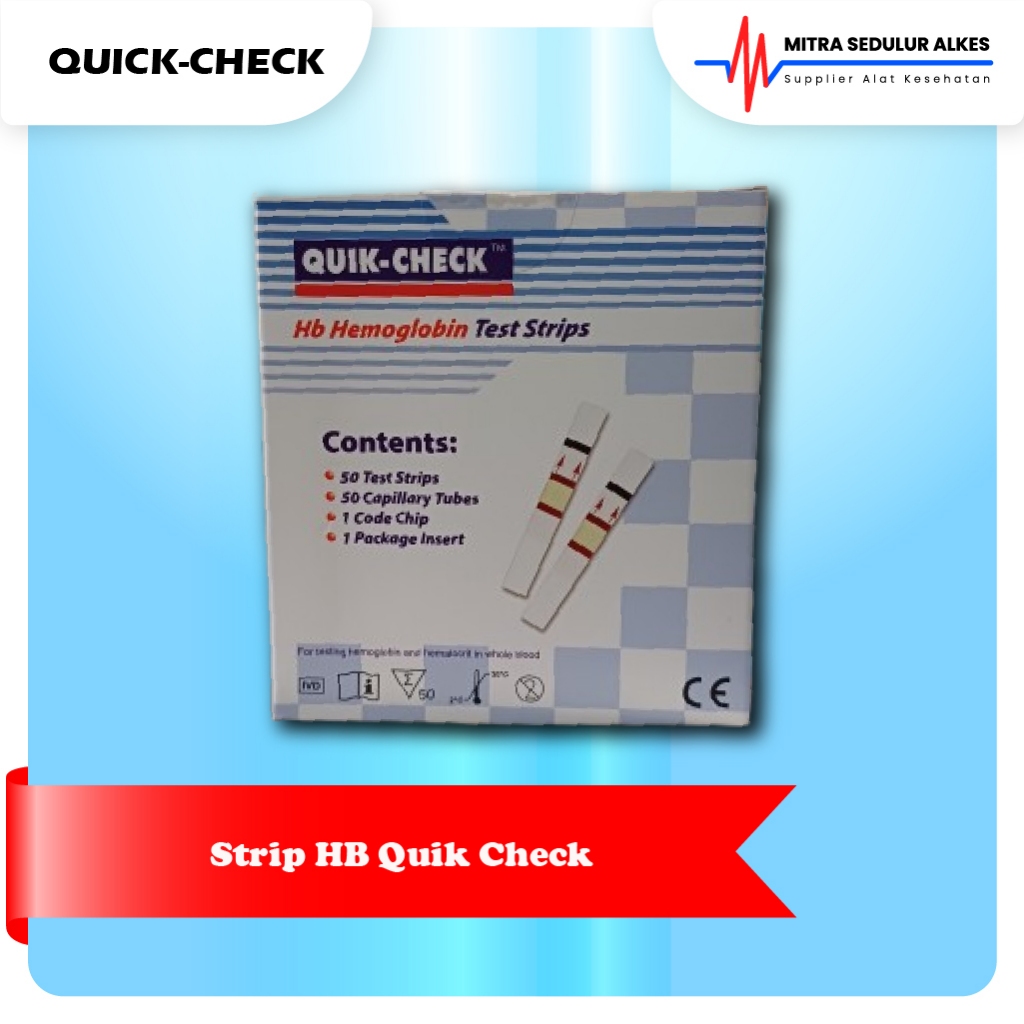 Strip Hb Hemoglobin Quik Check | Test Strip HB Quik Check | Strip Haemoglobin Quick Check