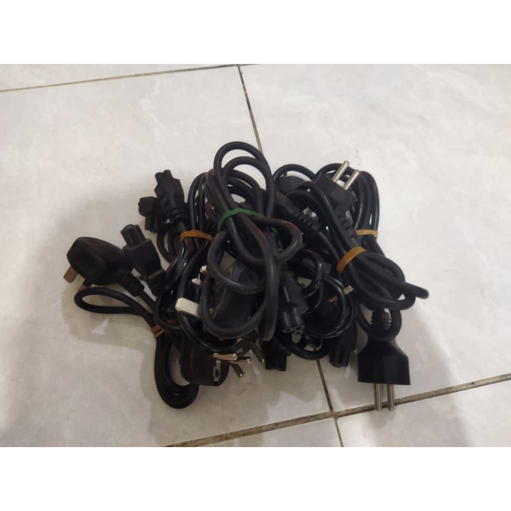 Kabel Power Laptop Notebook Bekas Normal Surabaya