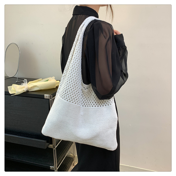 Knitted Tote Bag Tas Knot Bag Korean Style Tote Bag Knitted Korean Bag Tas Rajut