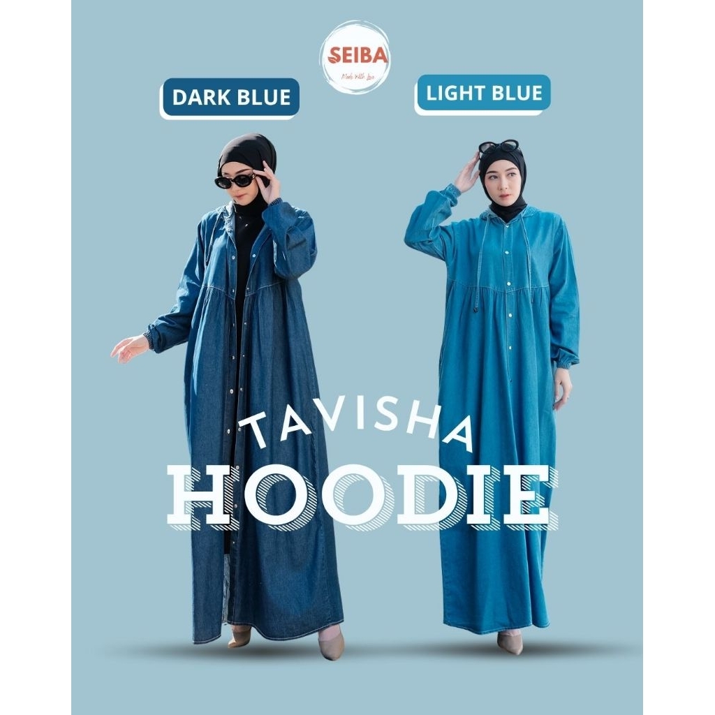 SEIBA TAVISHA OUTER HOODIE DEWASA SYAR'I MUSLIMAH