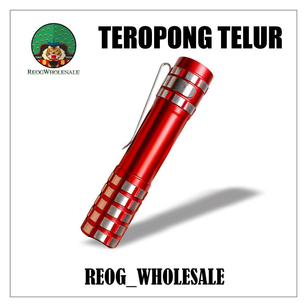 Senter / Teropong Mini Led 3 Warna + Baterai