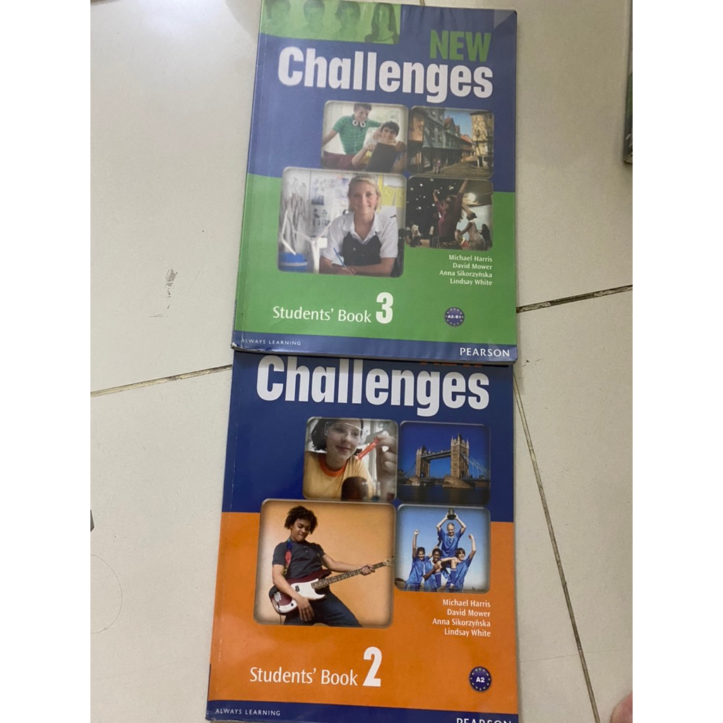 Buku ENGLISH New Challenges Student Book 2 & 3 PEARSON (PRELOVED)