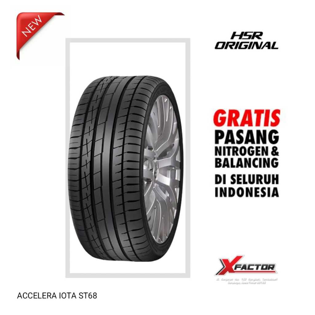 255/55 R20 BAN MOBIL ACCELERA IOTA ST68 UKURAN 255 55 R20 PRODUKSI TERBARU GRATIS PASANG