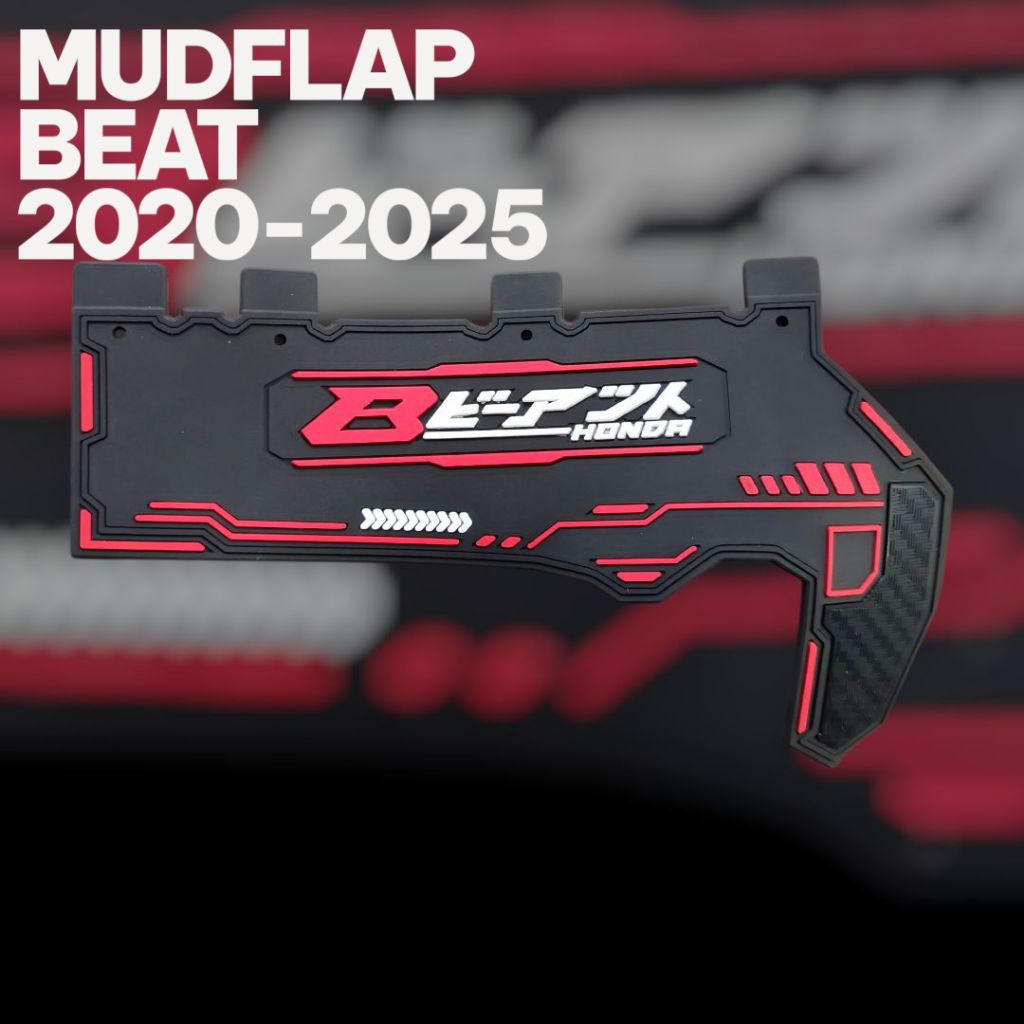 mudflap penahan lumpur motor Honda New beat penahan lumpur karet beat 2020-2025
