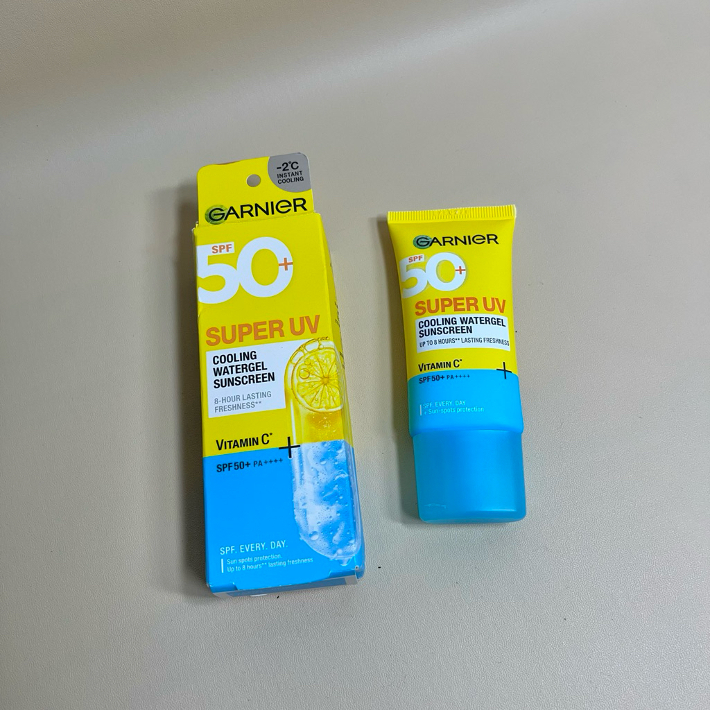 Preloved Garnier Super uv watergel sunscreen 30ml (unsealed)