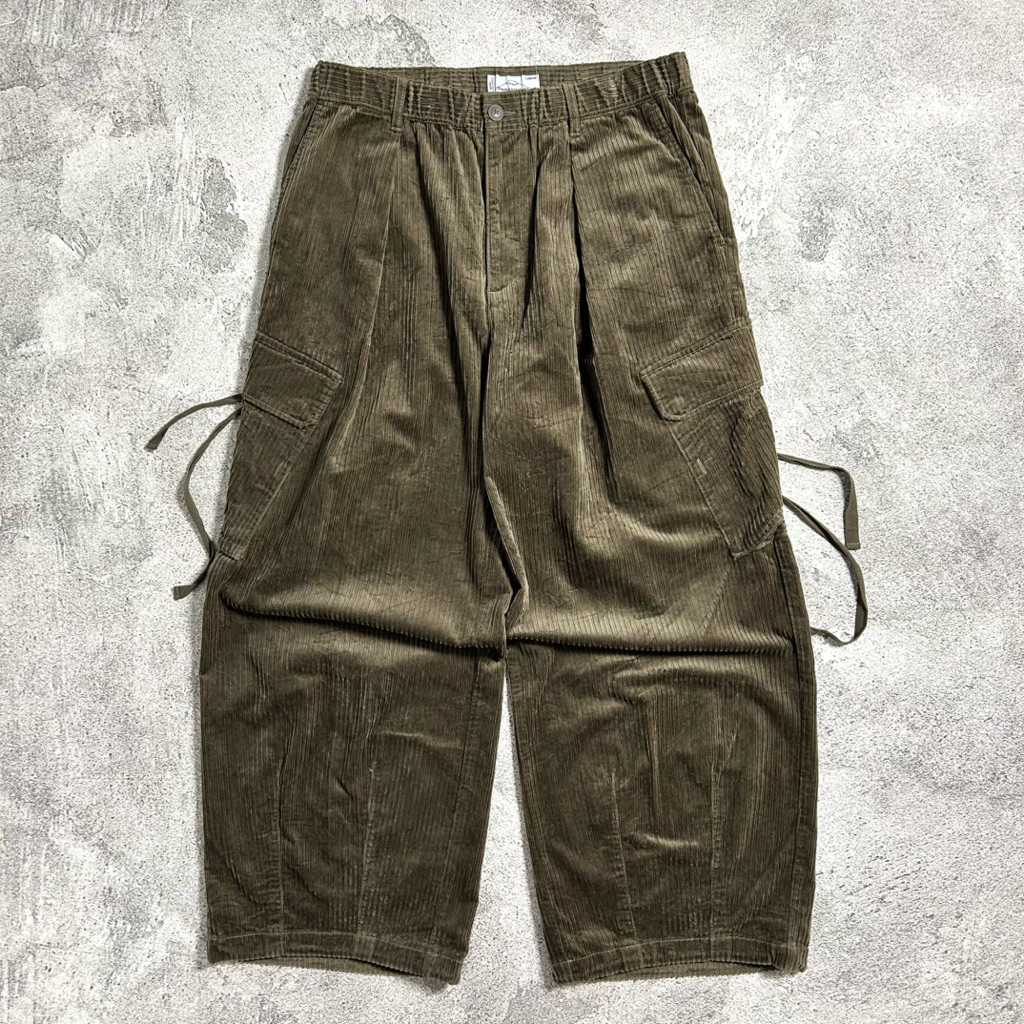 Celana Corduroy Rage Blue Superwide Cargo