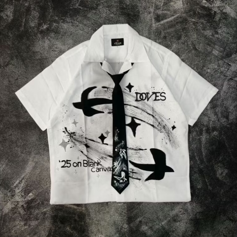 T-shirt Hindia hand painted