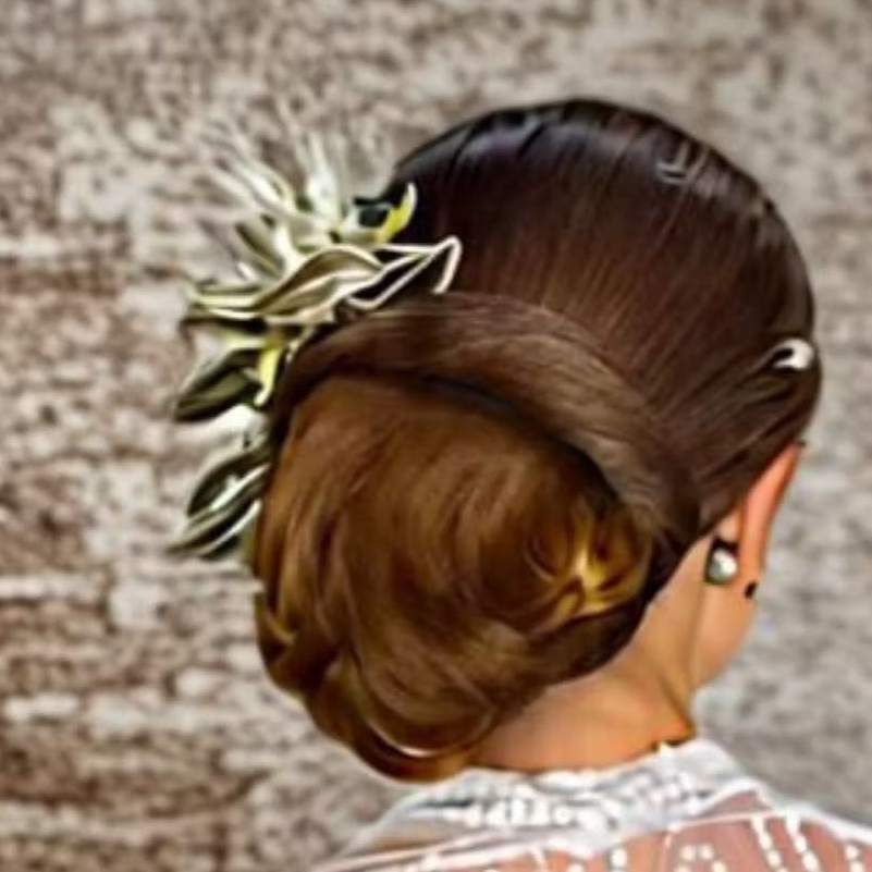 sanggul jedai / jepit  sirkam Messy rambut sintesis (rambut palsu)