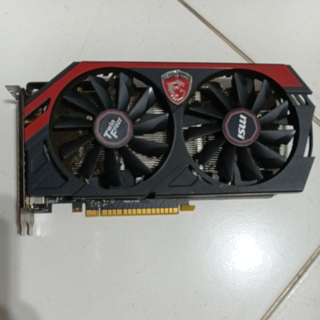 MSI gaming G series vga card N750Ti tf 2gd5/oc bekas seken