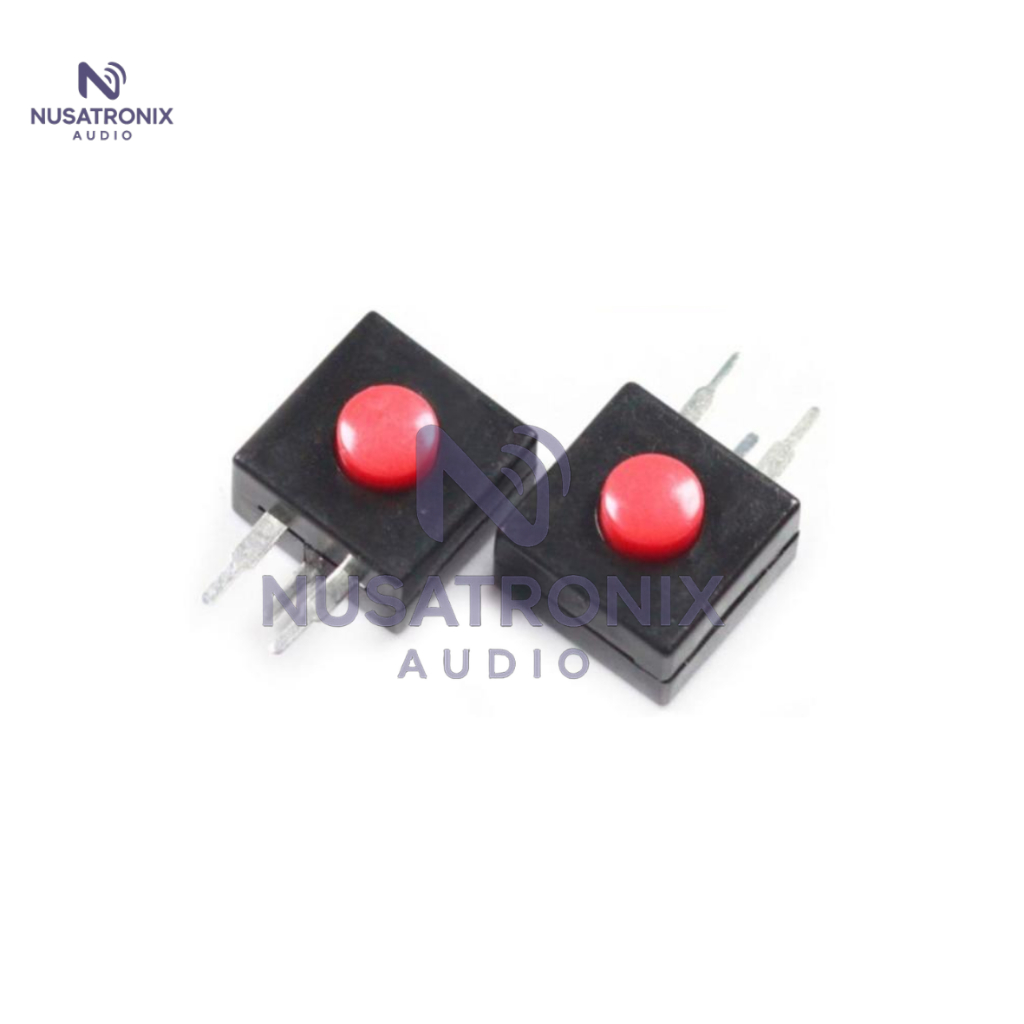 SAKLAR TOMBOL HIDUP MATI 3 MODE SAKLAR SENTER KEPALA ON OFF 3 KAKI DONY LUBY - MERAH