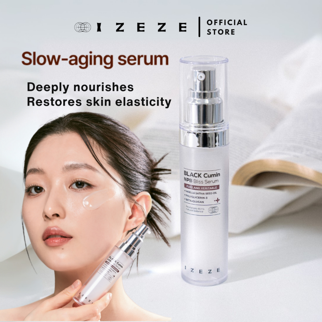 IZEZE Black Cumin NPB Bliss Serum 30ml - IZEZE Black Cumin NPB Bliss Serum 30ml – Serum Perawatan Ku