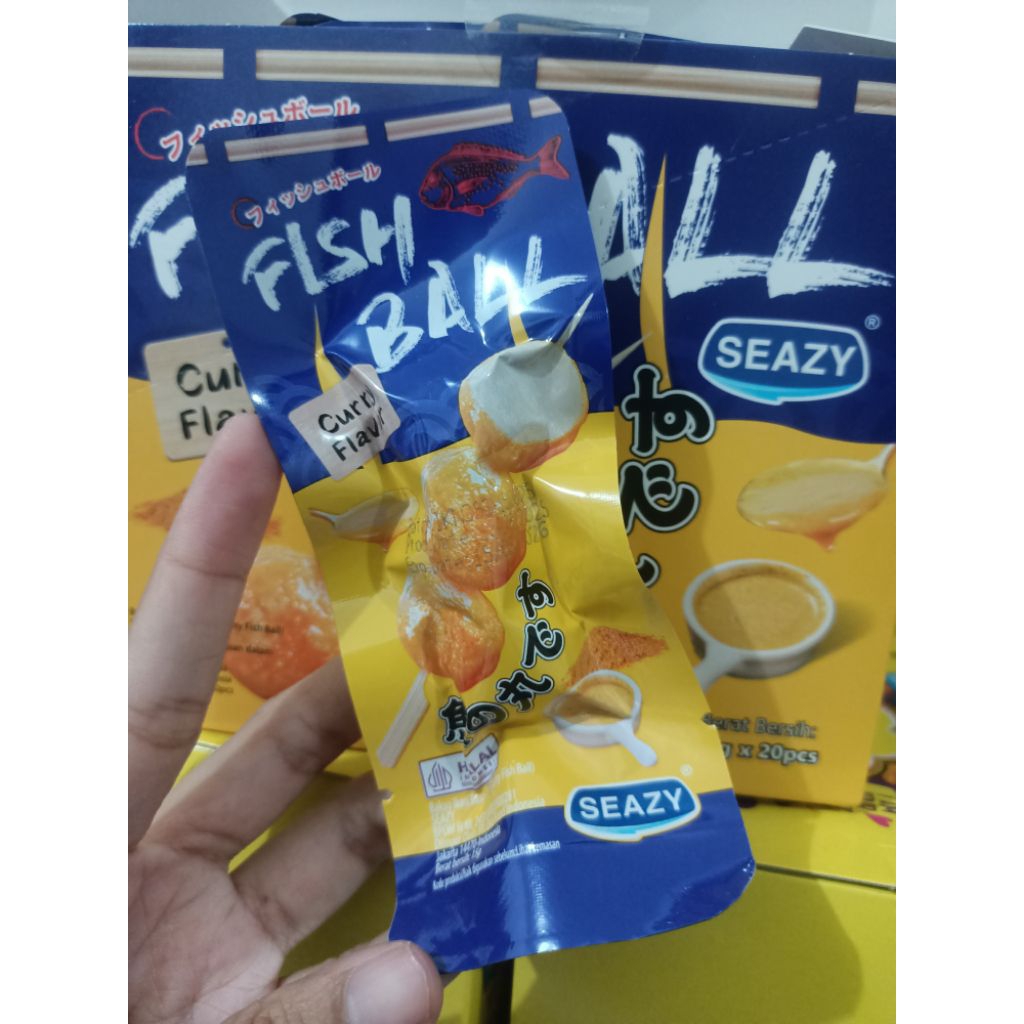 HALAL FISH BALL RASA CURRY/SPICY (1PCS)