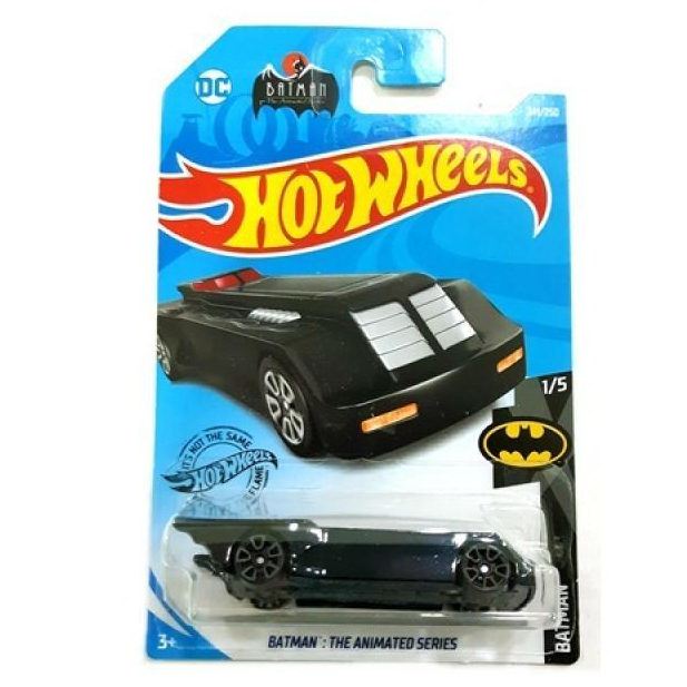 Hot Wheels Batman The Animated Series Batmobile TH Reg 2019 Treasure