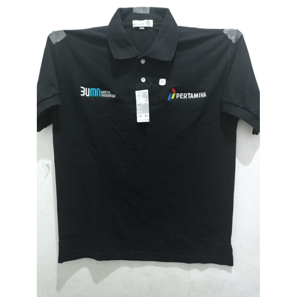KAOS POLO BUMN PERTAMINA/KAOS PERTAMINA BORDIR
