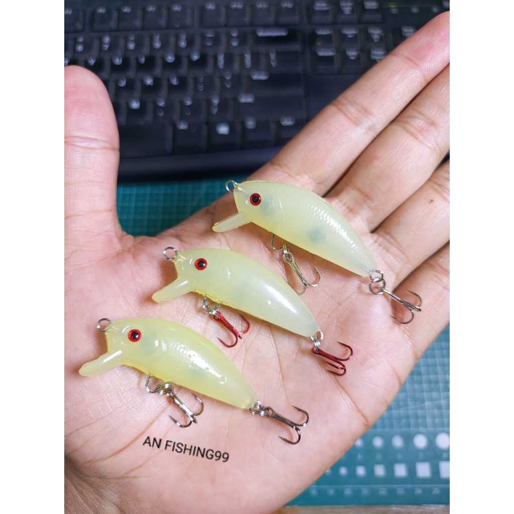 Lure Upil Umpan Hampala 5CM Minnow / casting umpan hampala / umpan casting hampala / swimmer hampala
