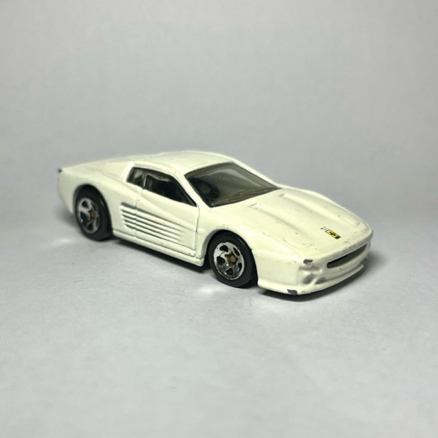 Hot Wheels Ferrari F512M Mainline White Loose