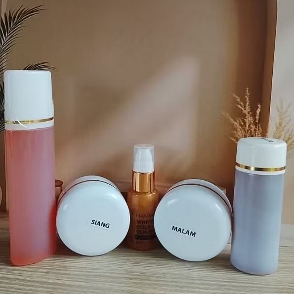 Cream Original+Serum Hanasui Gold Paket Besar 30g Set Perawatan Kecantikan