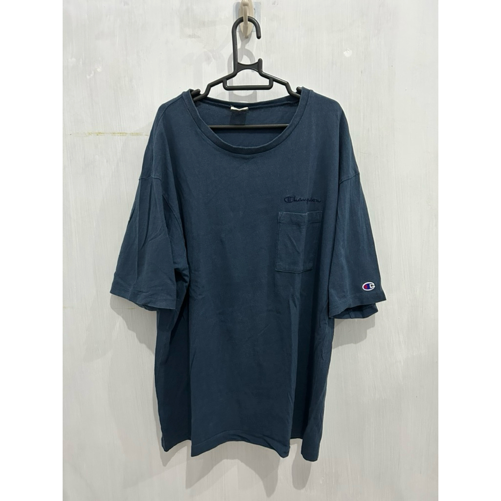 CHAMPION Navy Pocket T-Shirt Second Original
