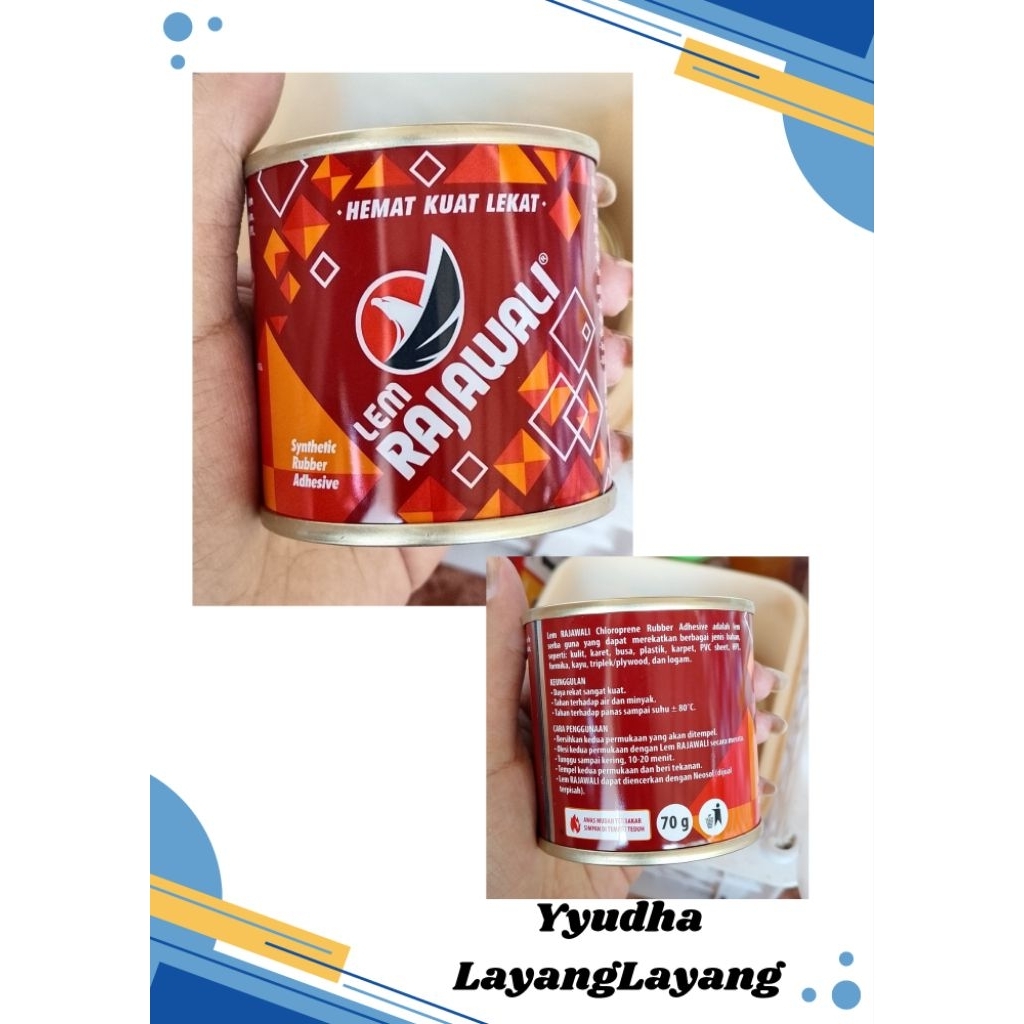 Lem Layangan Cap RAJAWALI/ Lem Layangan/Perekat Plastik