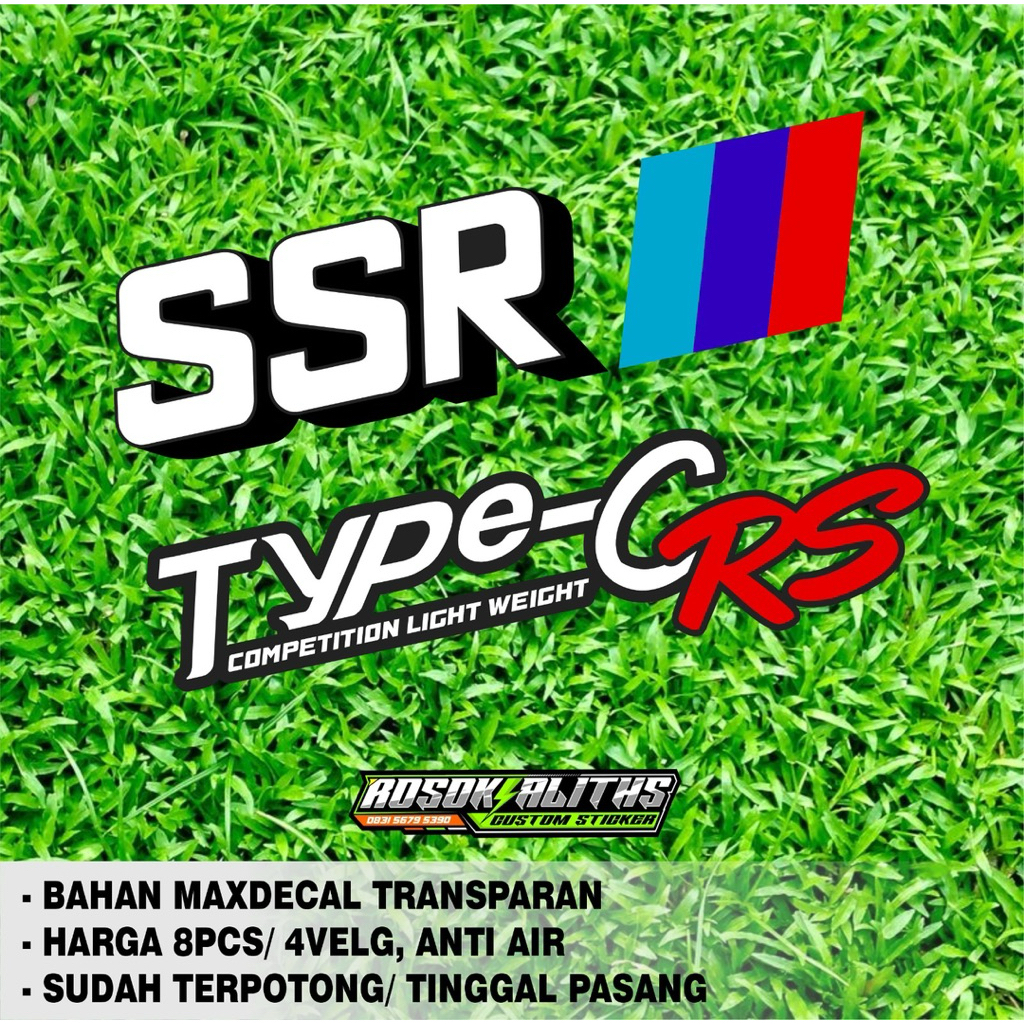 [COD] STIKER SSR TYPE C RS, SSR TYPE C, STIKER SSR TYPE C TRANPARAN