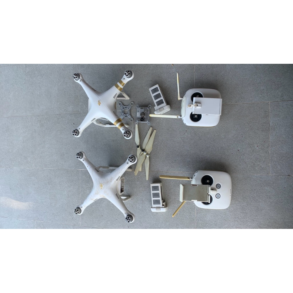 Dji phantom 3 pro bekas crash