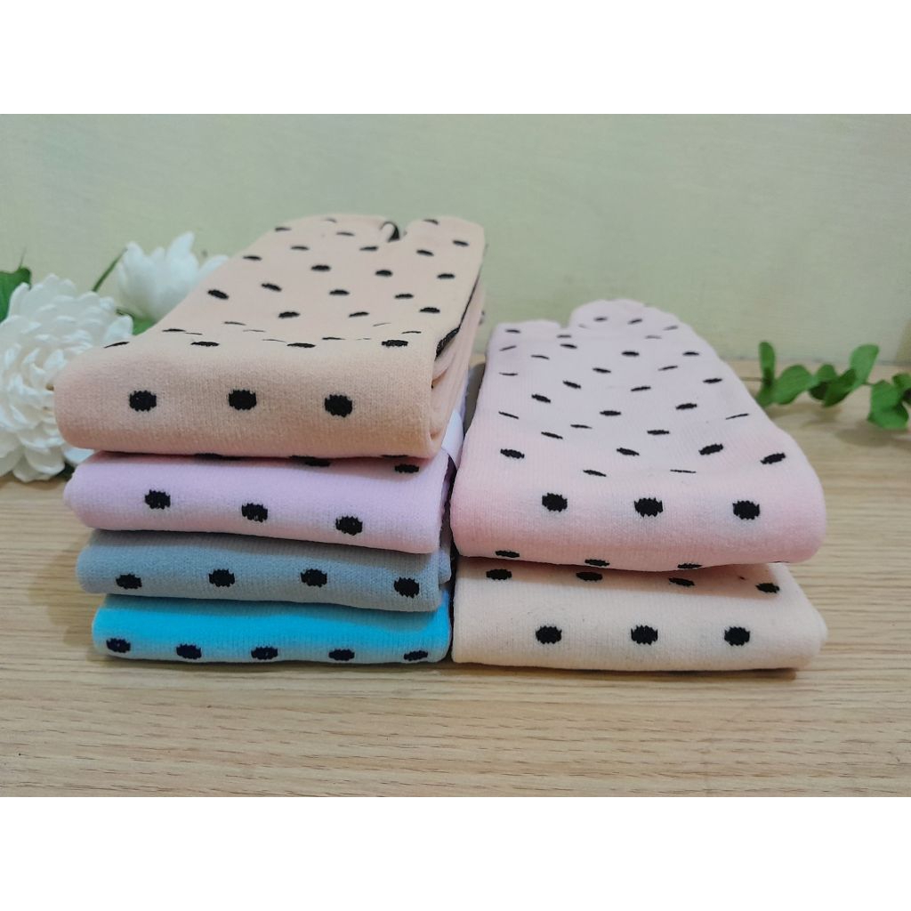UDAYA - Kaos Kaki Jari Wanita Motif Polkadot | Kaos kaki muslimah | Kaos kaki jempol | Kaos kaki Pol