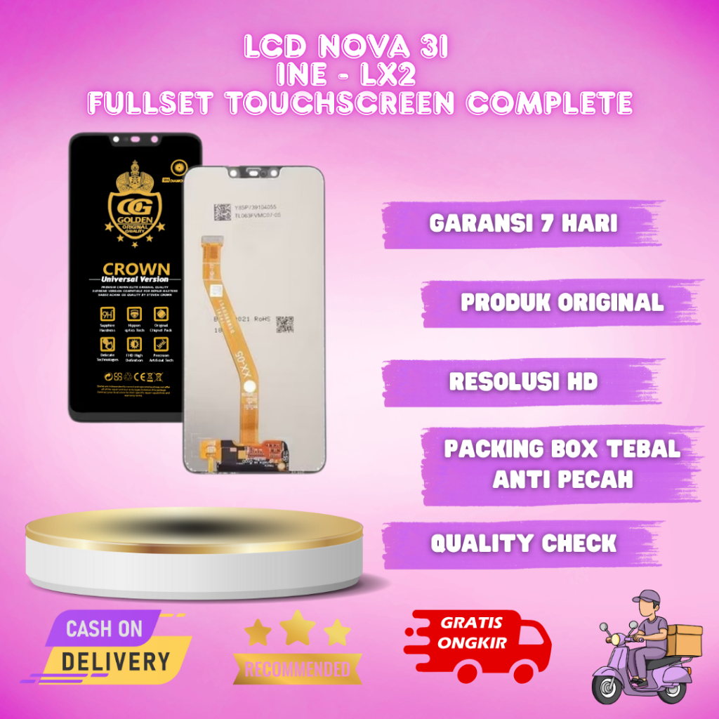 LCD HUAWEI NOVA 3i FULLSET TOUCHSCREEN COMPLETE