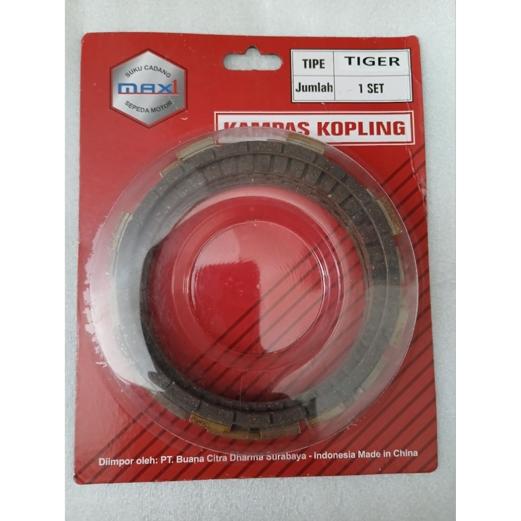 KAMPAS KOPLING PLAT KOPLING 1 SET HONDA TIGER