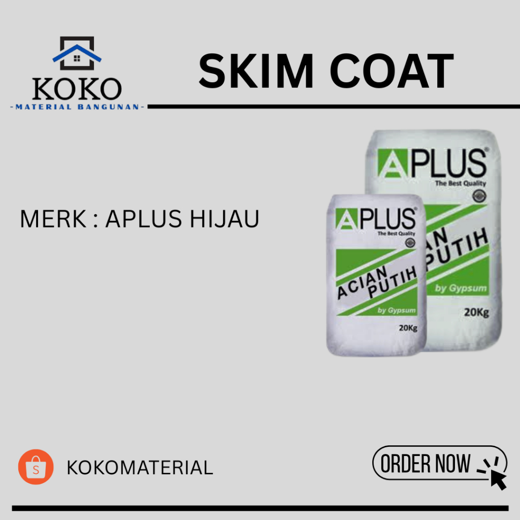 SKIMCOAT APLUS HIJAU