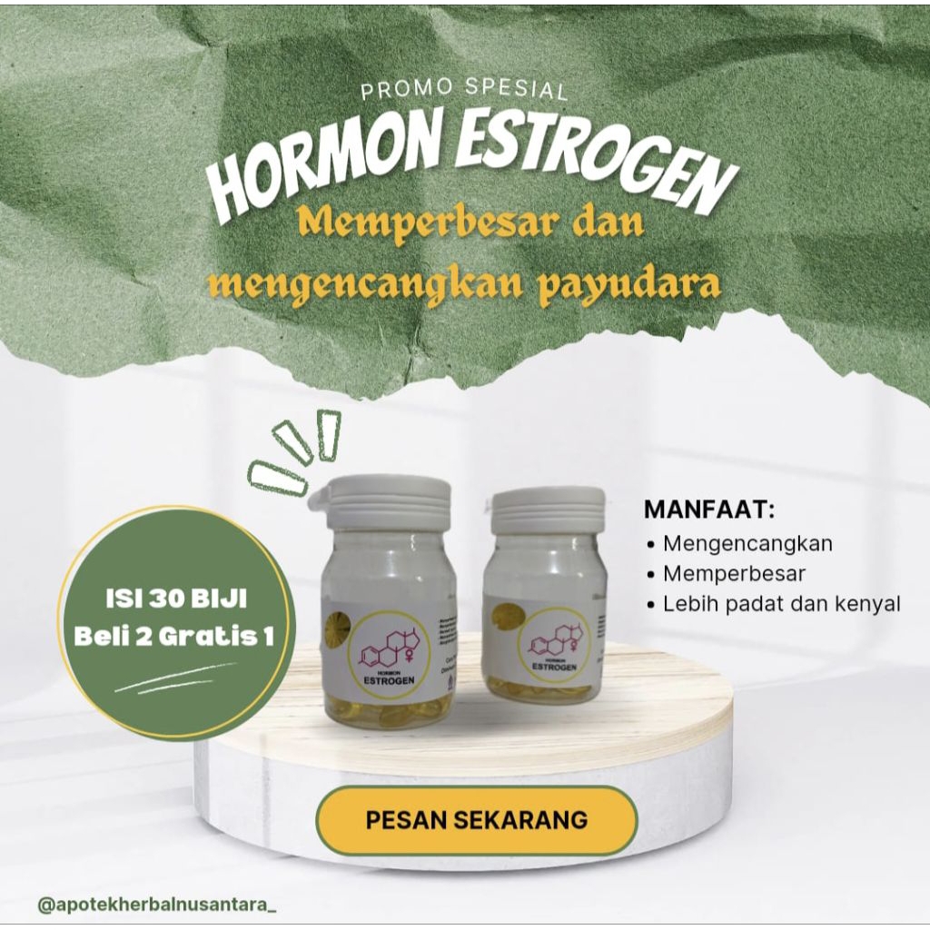 Hormon Estrogen Pembesar Payudara