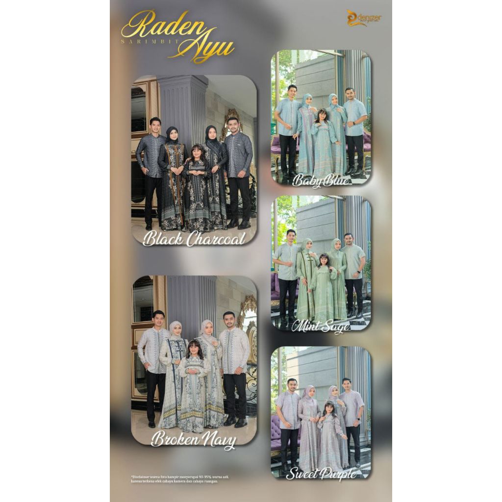 HIJAB RADEN AYU SERIES BY DENIZER (PRE ORDER)