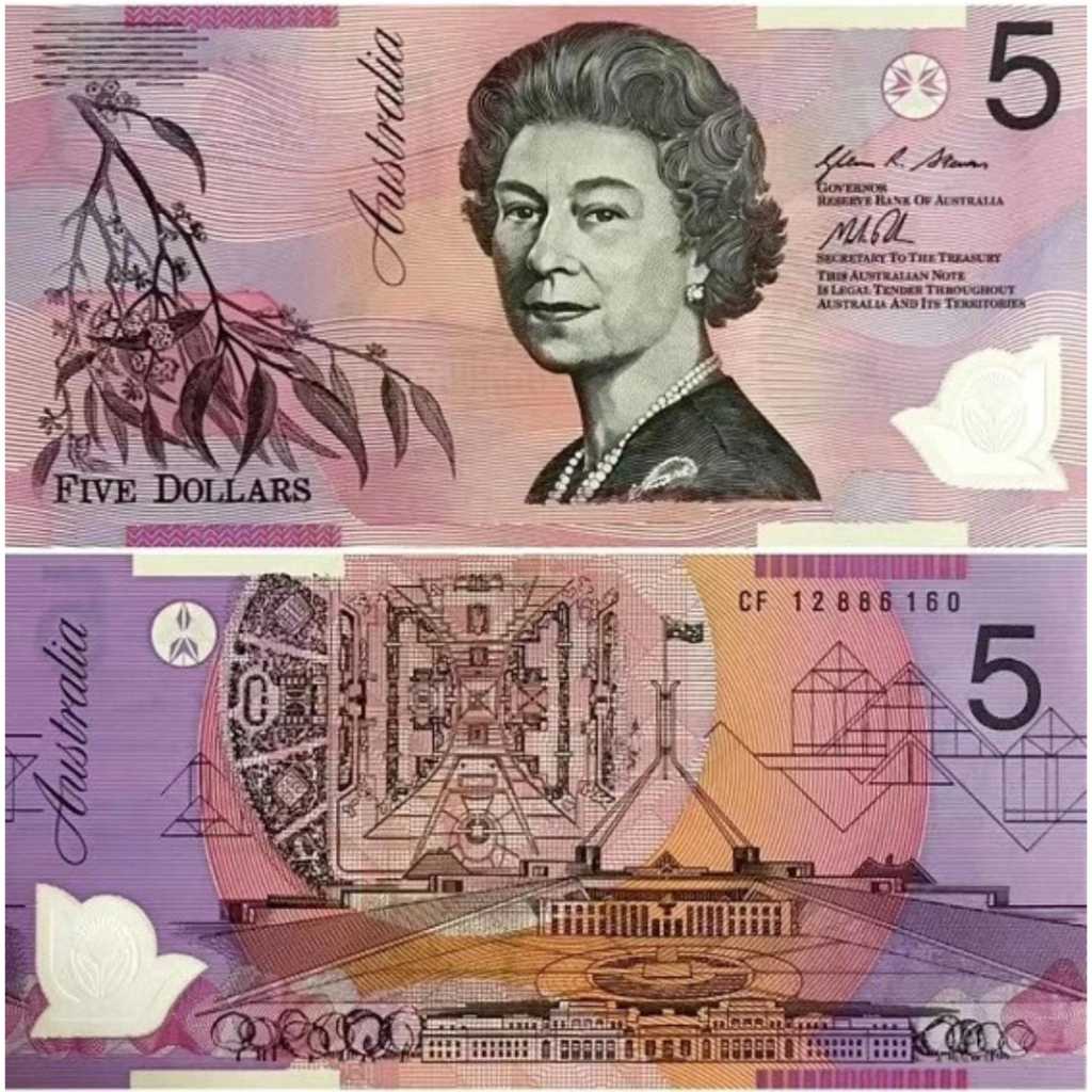 Australia 5 Dollar UNC-Original 100% __polymer__