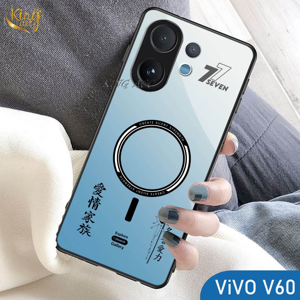 Softcase Glass Glossy Untuk Vivo V60 2025 - Cassing Hp Vivo Vivo V60 2025 - Case Pelindung Hp - K85