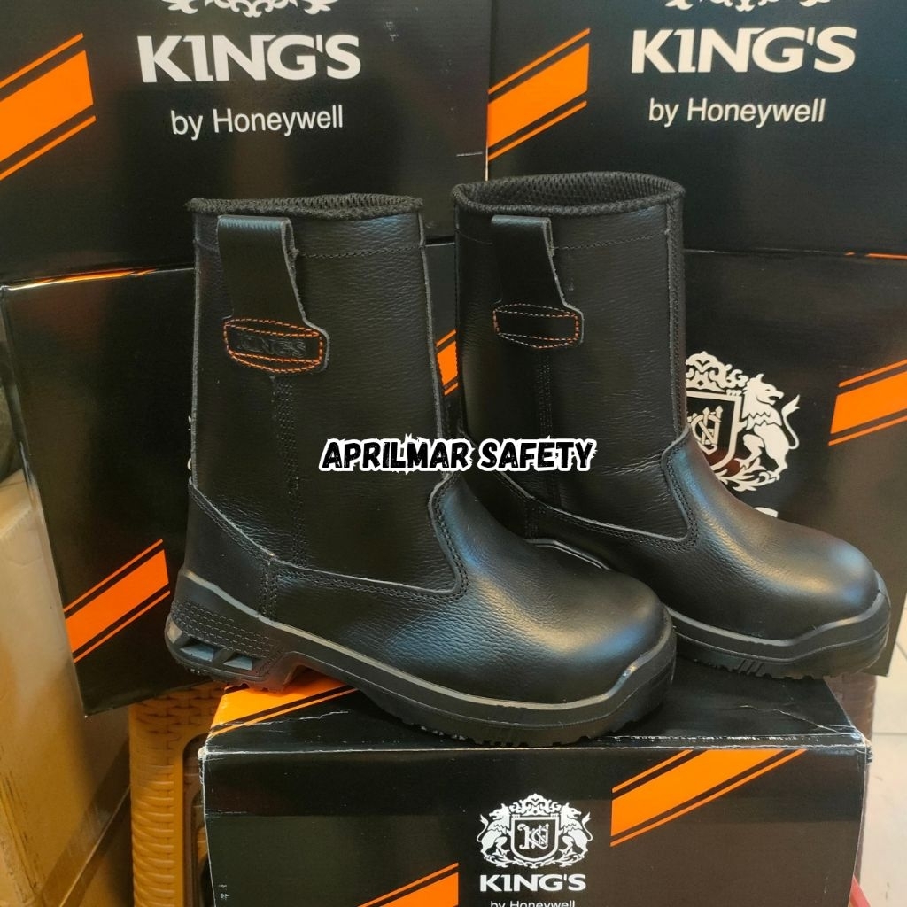 Sepatu Safety Kerja King'S KWD 205X Hitam Asli / Sepatu Safety Keselamatan Kerja Kings KWD 205 X Bla